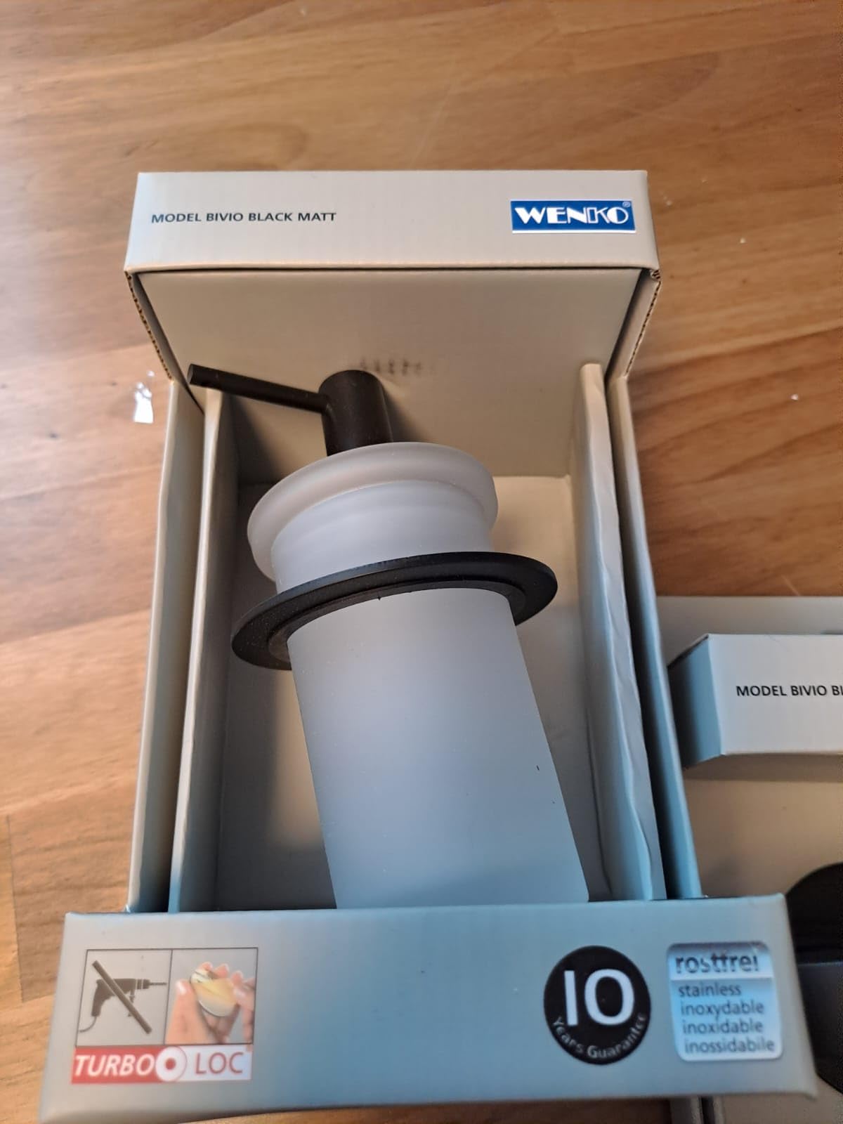Schön, Pumpe etwas schwergängig