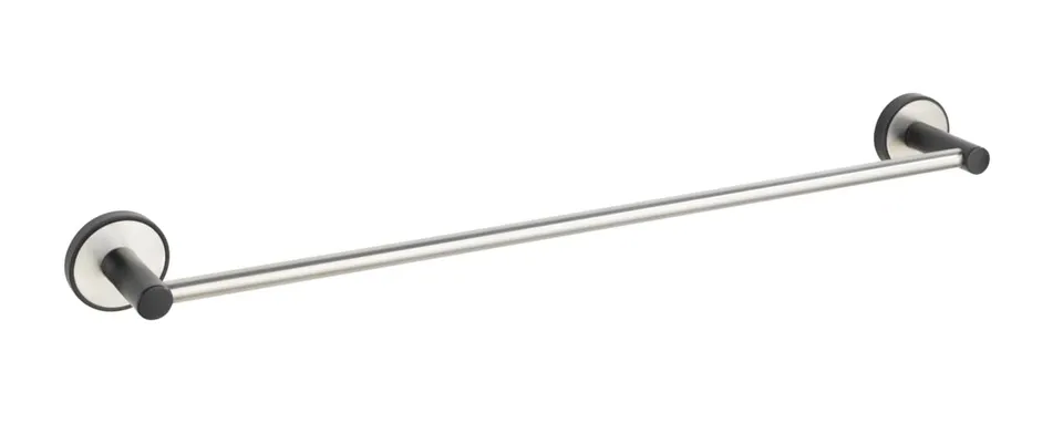 wenko-uv-loc-badetuchstange-uno-udine-61-cm-edelstahl-schwarz image 1