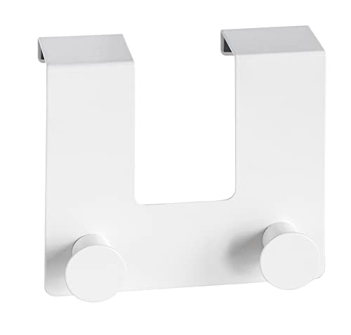 kleine-wolke-twin-door-hooks-doppelt-rhaken-wei-metall-12-5-cm image 3