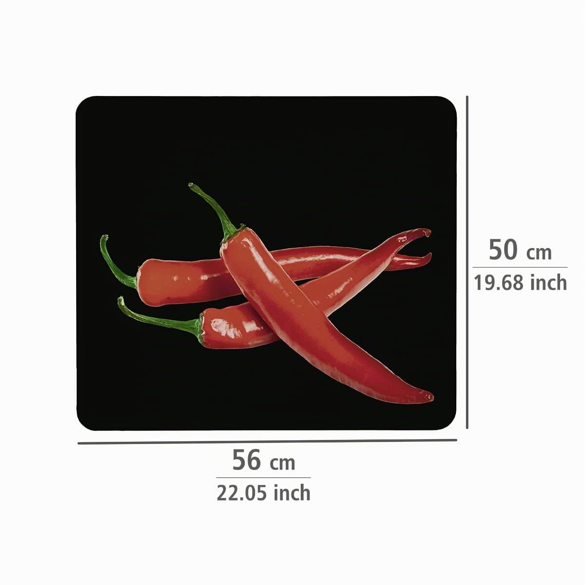 wenko-herdabdeckplatte-hot-peperoni-56-x-50-cm-glas-abdeckung-f-r-glaskeramik image 4