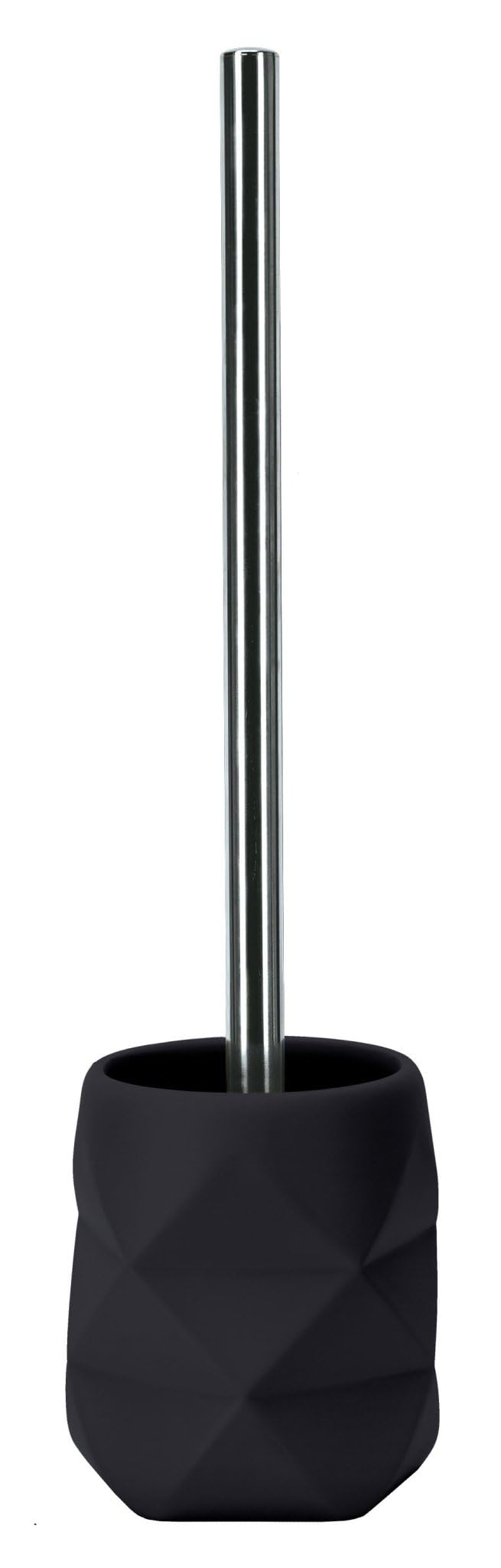 kleine-wolke-wc-b-rsten-halter-crackle-schwarz-polyresin-facettiert image 1