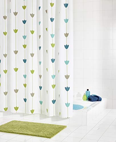 ridder-lilia-duschvorhang-folie-180x200-cm-100-wasserdicht-mit-ringen image 5