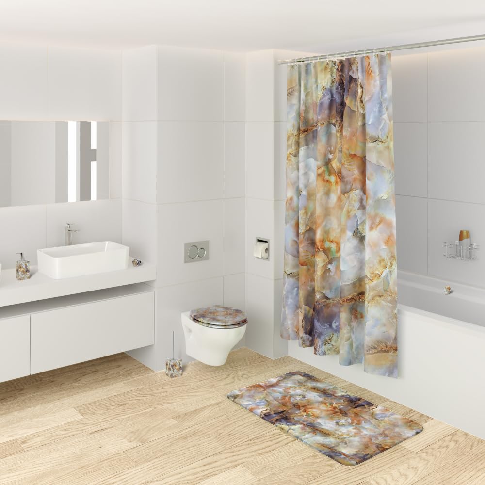 sanilo-seifenspender-marmor-braun-moderner-spender-f-r-seife-lotion-und-duschgel image 3