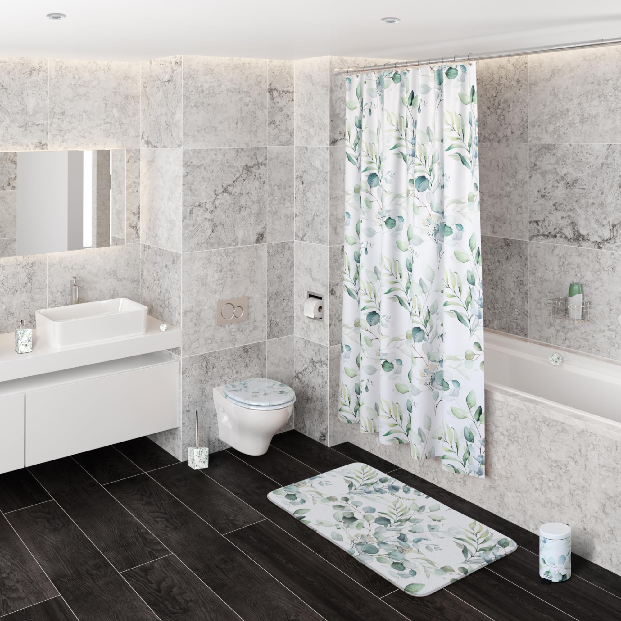 sanilo-badezimmer-set-eukalyptus-seifenspender-und-wc-b-rste-ohne-bohren image 5