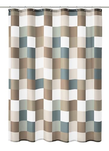 kleine-wolke-check-duschvorhang-textil-taupe-180-x-200-cm image 5