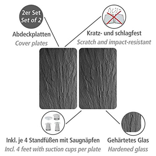 wenko-herdabdeckplatte-universal-xl-schiefer-2er-set-abdeckung-aus-geh-rtetem-gl image 4