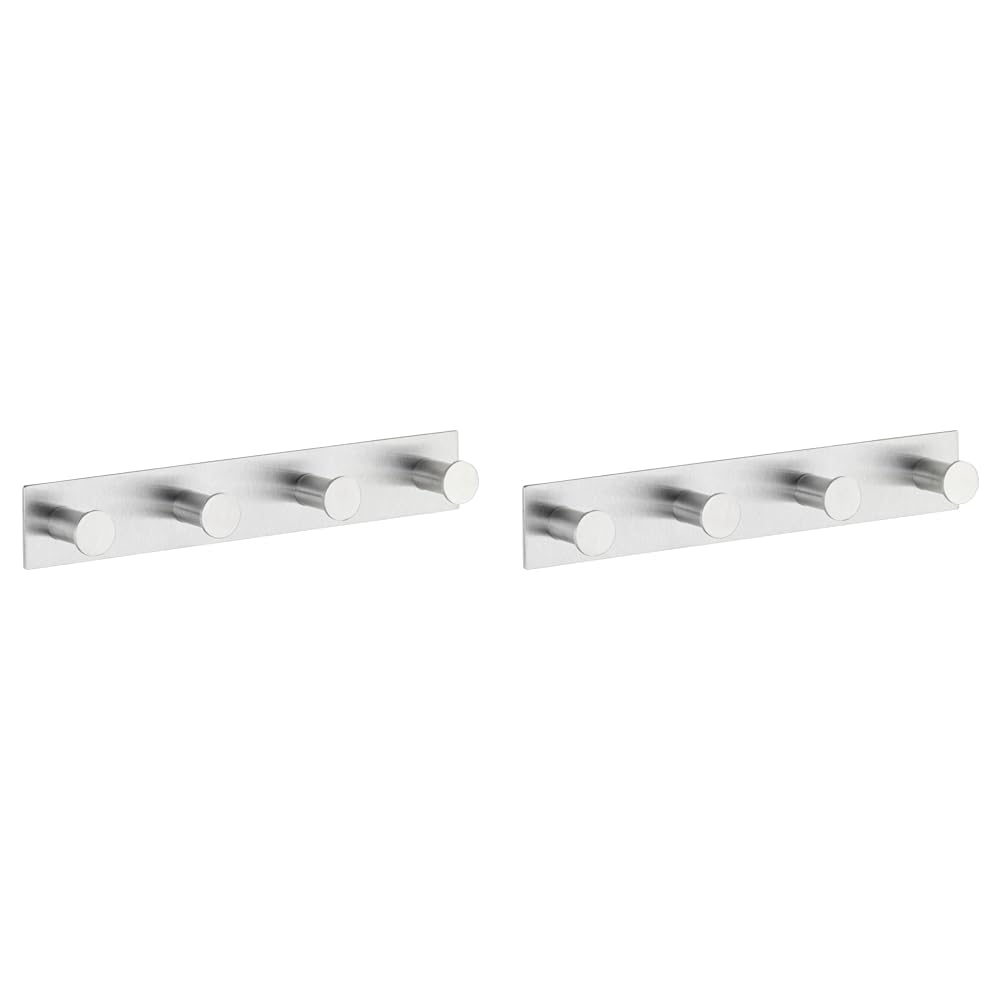 wenko-celano-quadro-hakenleiste-mit-4-haken-edelstahl-matt-25-5x4x3-3-cm image 6