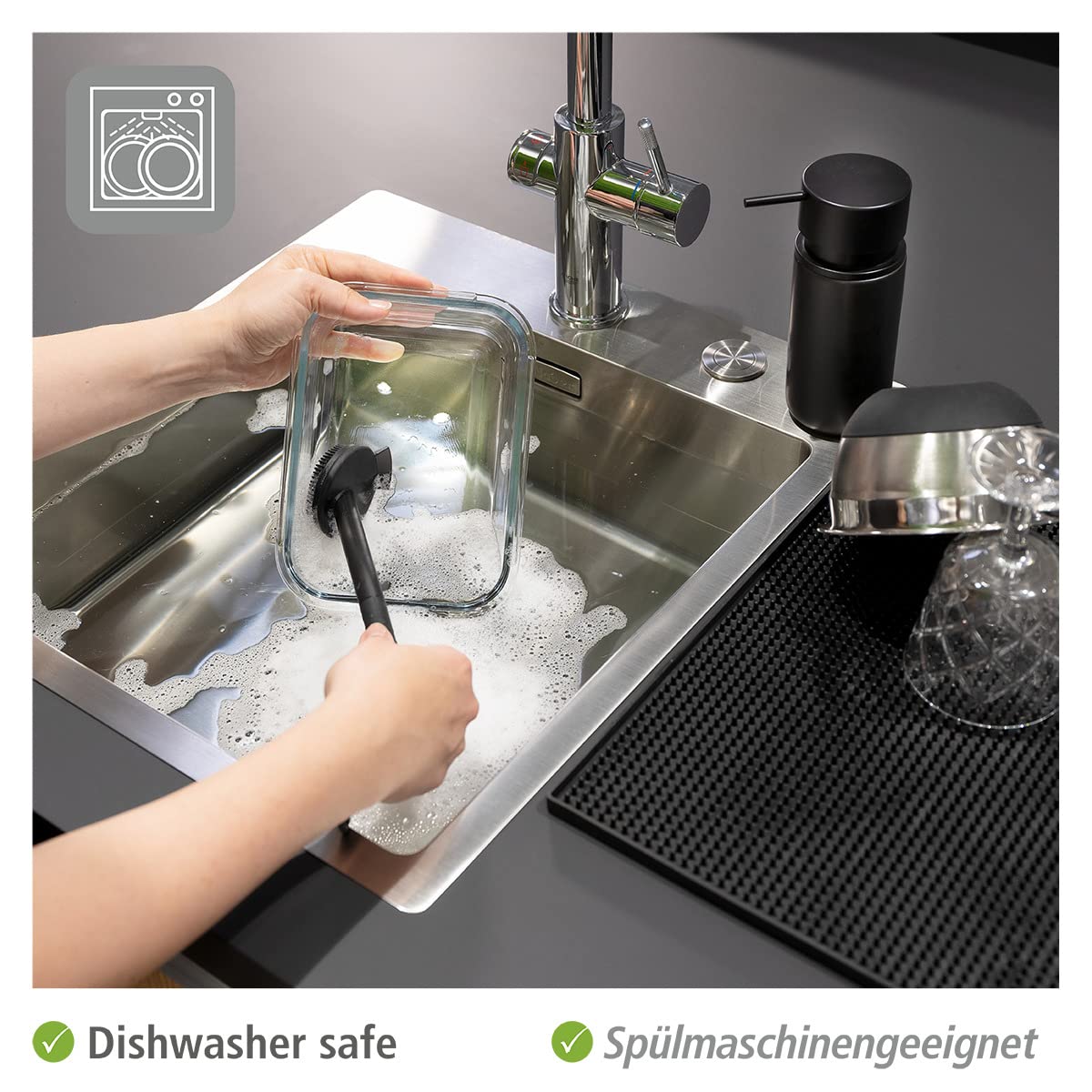 wenko-cuvo-sp-lb-rste-31-cm-schwarz-mit-schaber-und-aufh-ngeschlaufe image 4