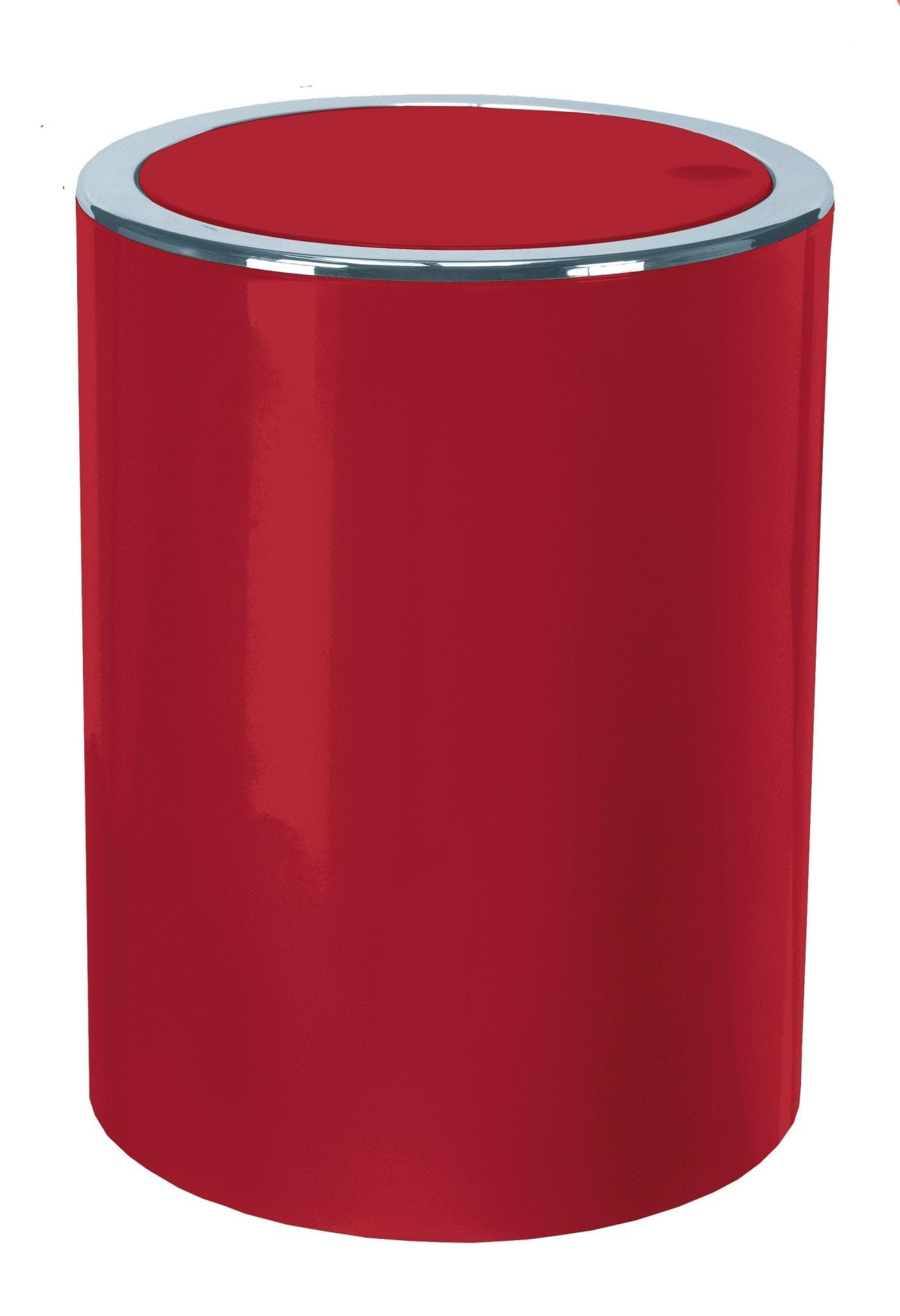 kleine-wolke-kosmetikeimer-clap-granat-5-liter-mit-schwingdeckel-abs image 1