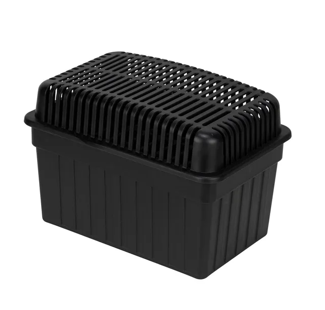 wenko-feuchtigkeitskiller-luftentfeuchter-schwarz-24-x-16-x-15-5-cm-mit-1-kg-gra image 1