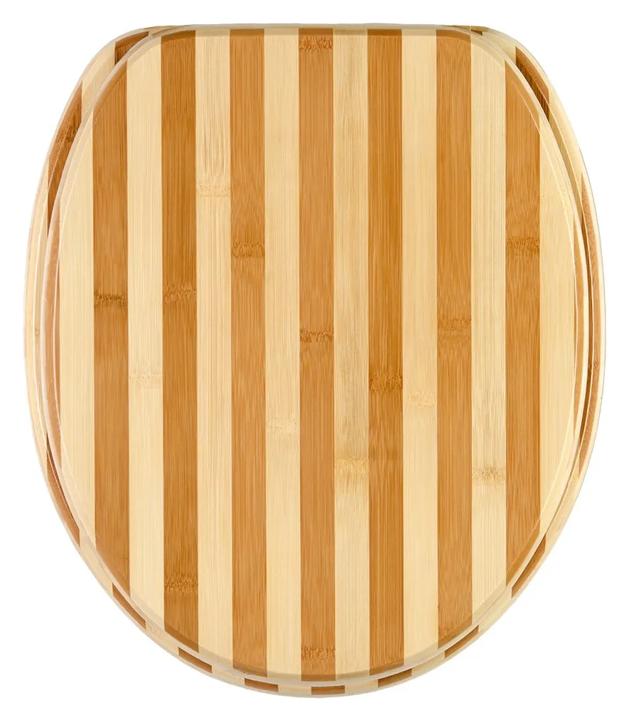 sanilo-wc-sitz-bambus-gestreift-mit-absenkautomatik-holz-universell image 1