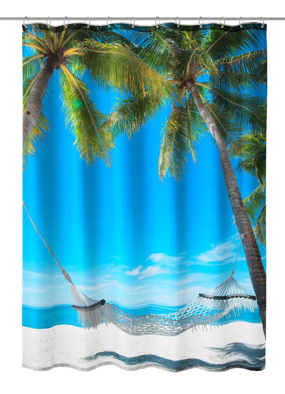 kleine-wolke-bahamas-duschvorhang-textil-multicolor-180-x-200-cm-strandmotiv image 1