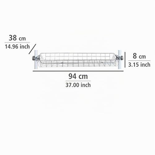 wenko-herkules-aufbewahrungskorb-2er-set-94-x-8-x-38-cm-metall-grau-teleskop-erw image 8