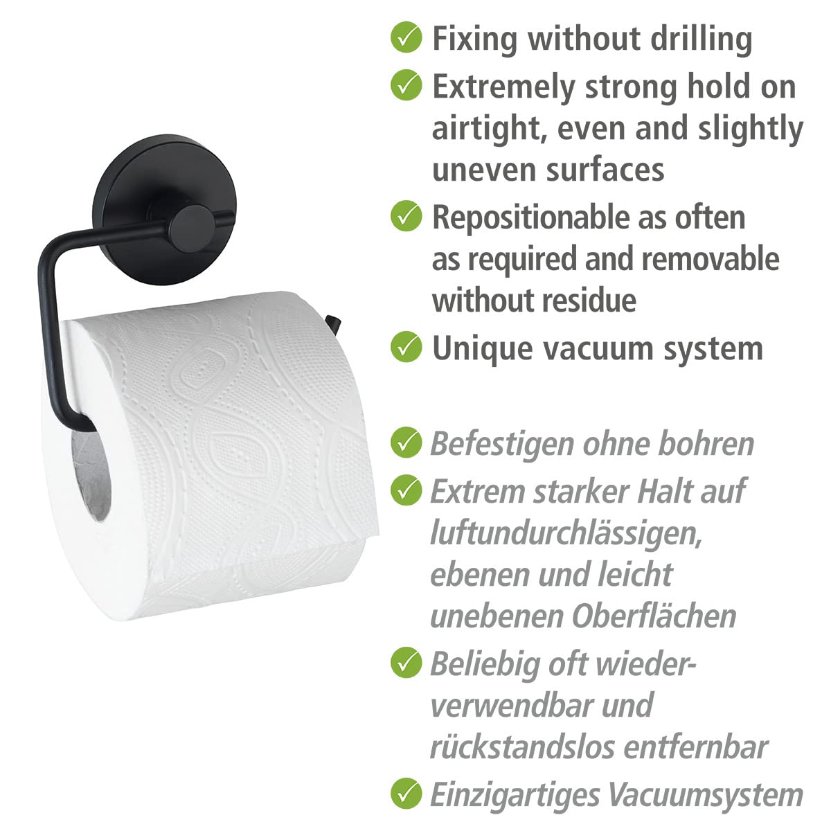 wenko-toilettenpapierhalter-milazzo-vacuum-loc-wc-rollenhalter-ohne-bohren-stahl image 4