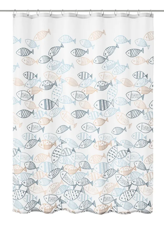 kleine-wolke-duschvorhang-sardinas-multicolor-180x200-cm-textil image 1