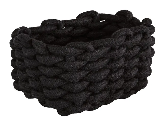 kleine-wolke-aufbewahrungskorb-fellone-schwarz-19-x-14-x-10-cm image 1