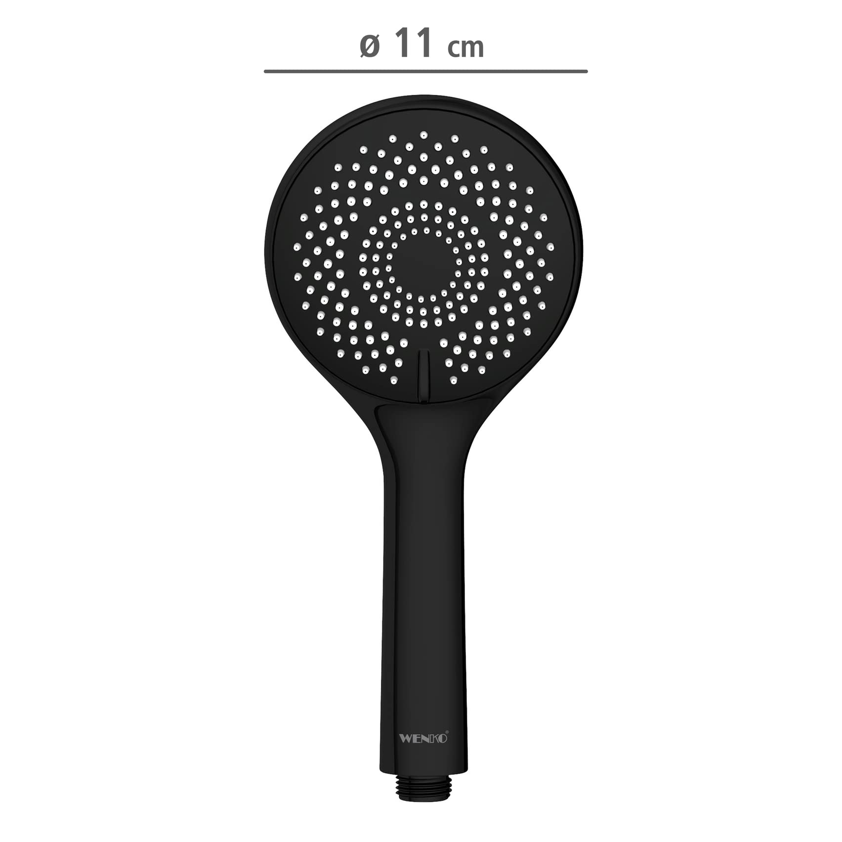 wenko-watersaving-wasserspar-duschkopf-schwarz-3-strahlarten-11-cm image 7