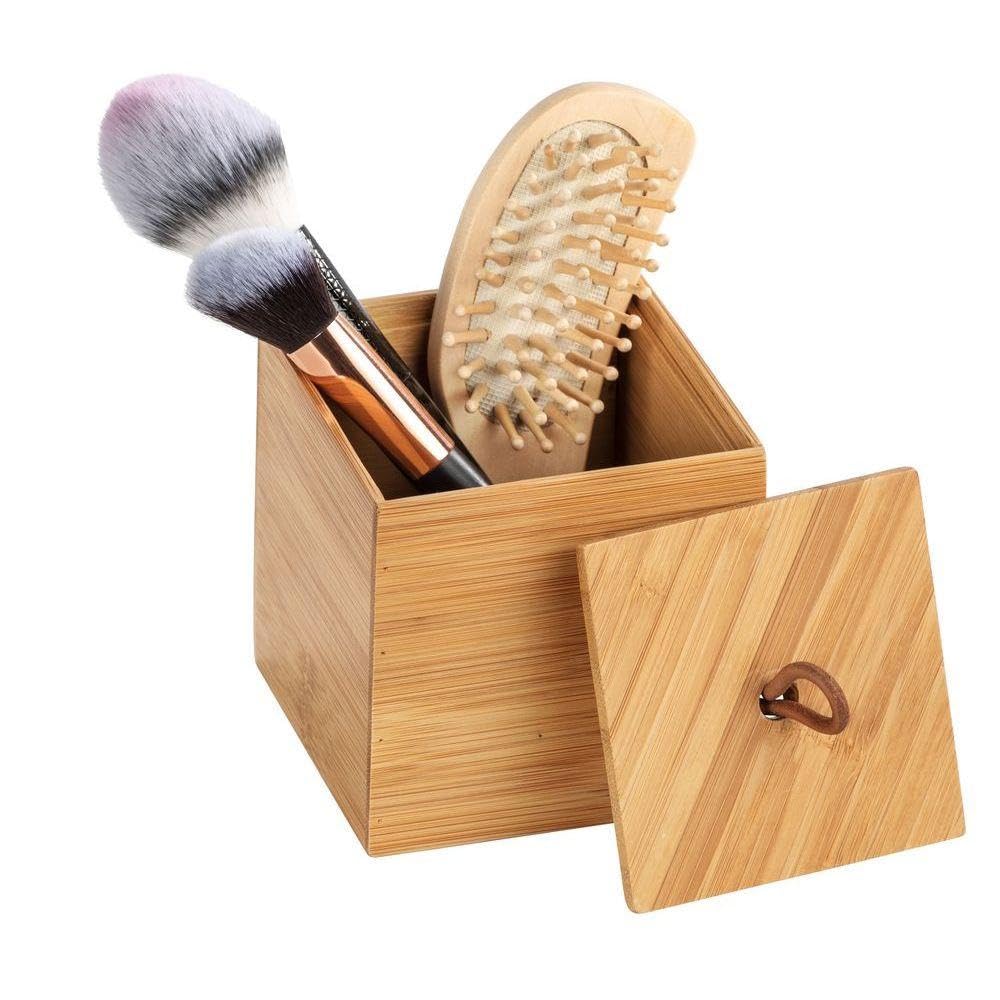 wenko-bambus-box-terra-s-mit-deckel-aufbewahrungsbox-9-x-9-x-9-cm-natur image 4