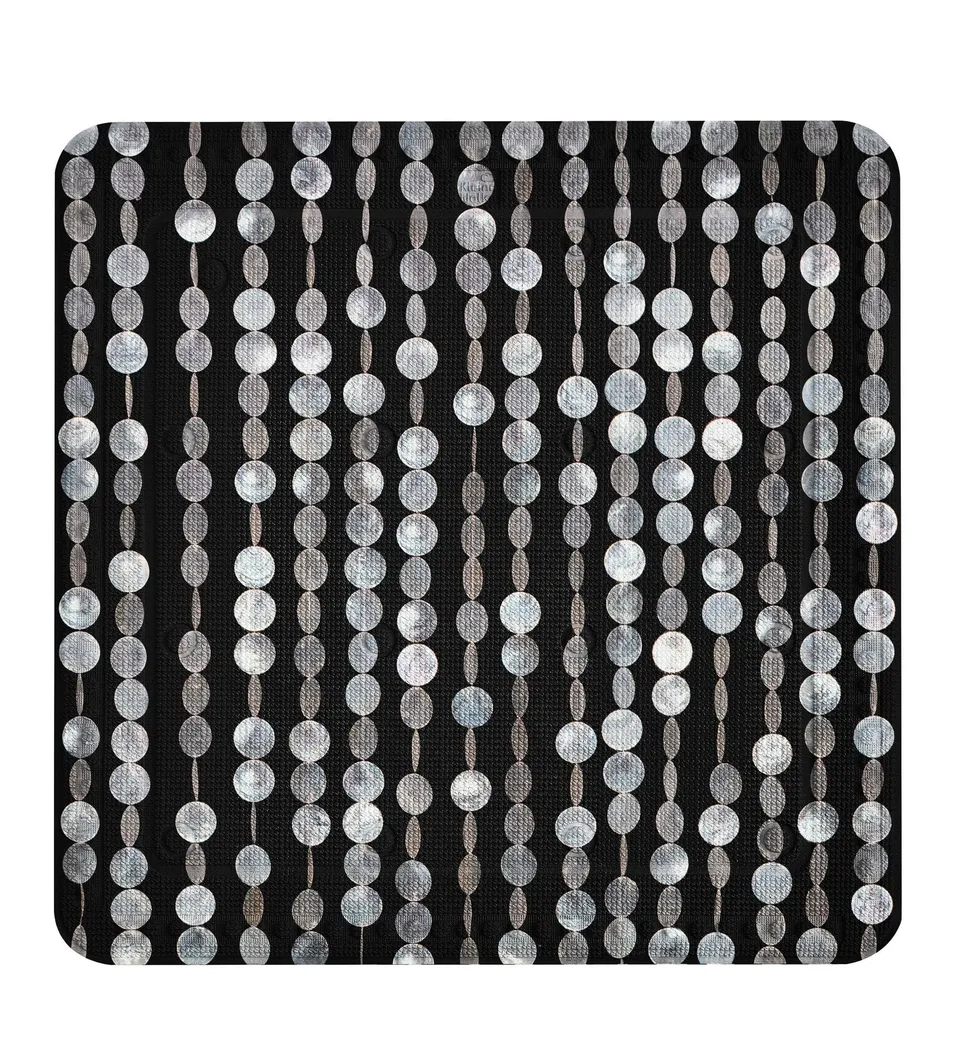 kleine-wolke-duscheinlage-perla-schwarz-55-x-55-cm-mit-saugn-pfen-und-se image 1