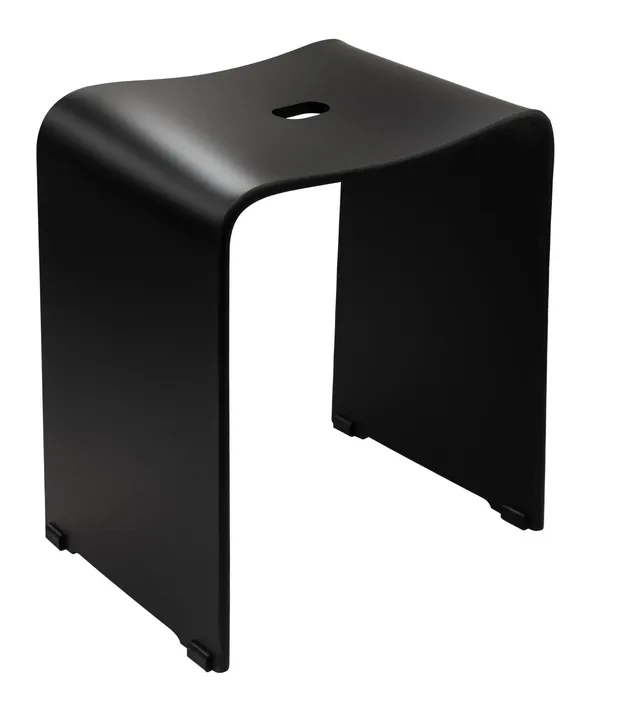ridder-bad-hocker-trendy-schwarz-matt-badehocker-40-x-27-5-x-48-cm image 1