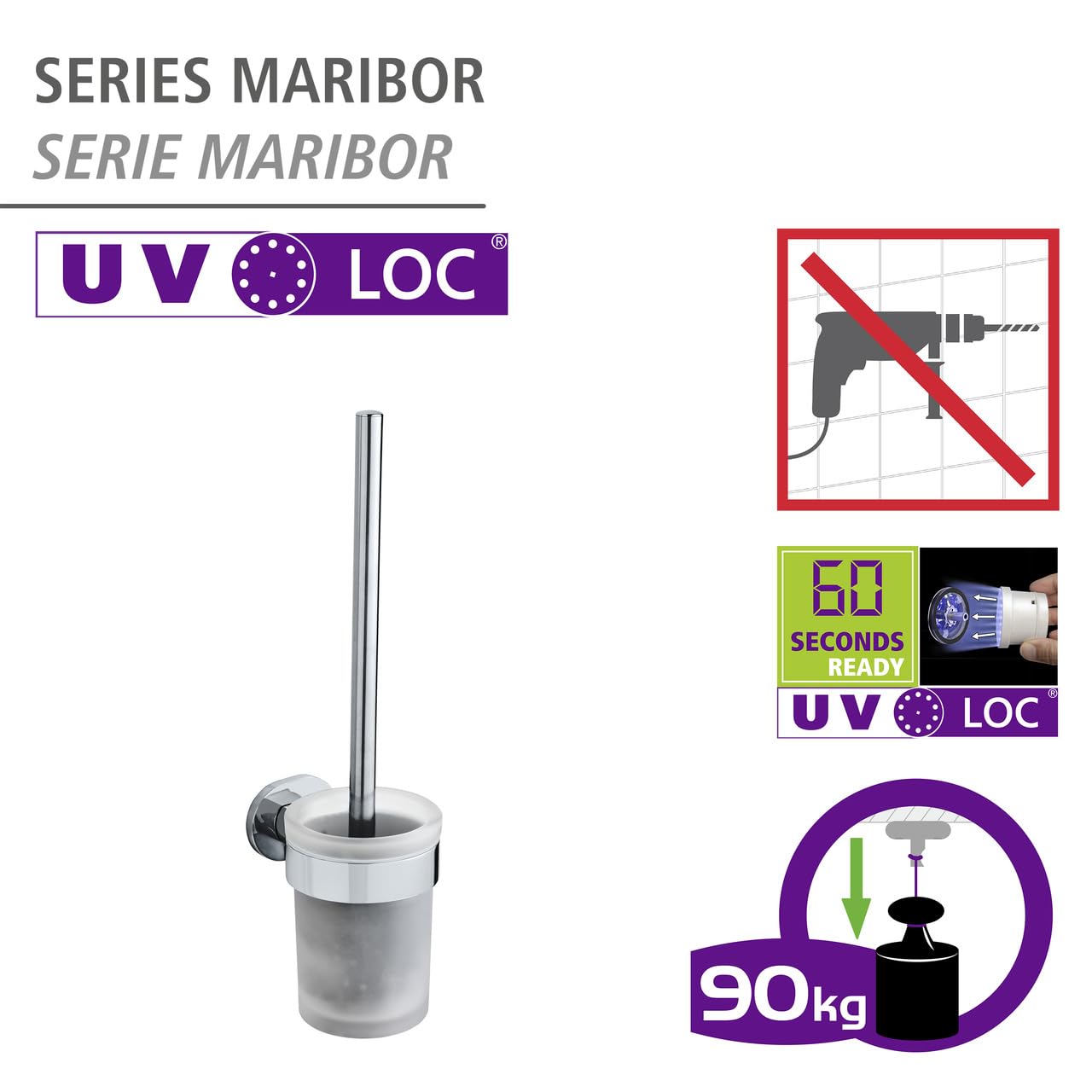wenko-uv-loc-maribor-wc-garnitur-9-5x36-5x11-5-cm-chrom-ohne-bohren image 2