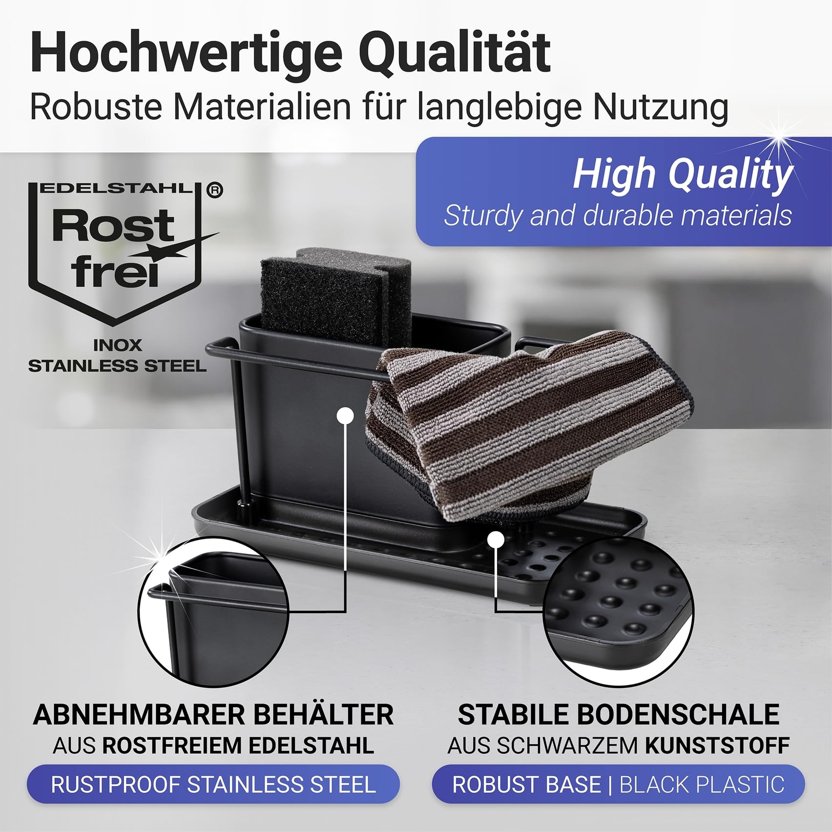 wenko-orio-sp-lorganizer-black-outdoor-kitchen-edelstahl-caddy-schwarz image 4