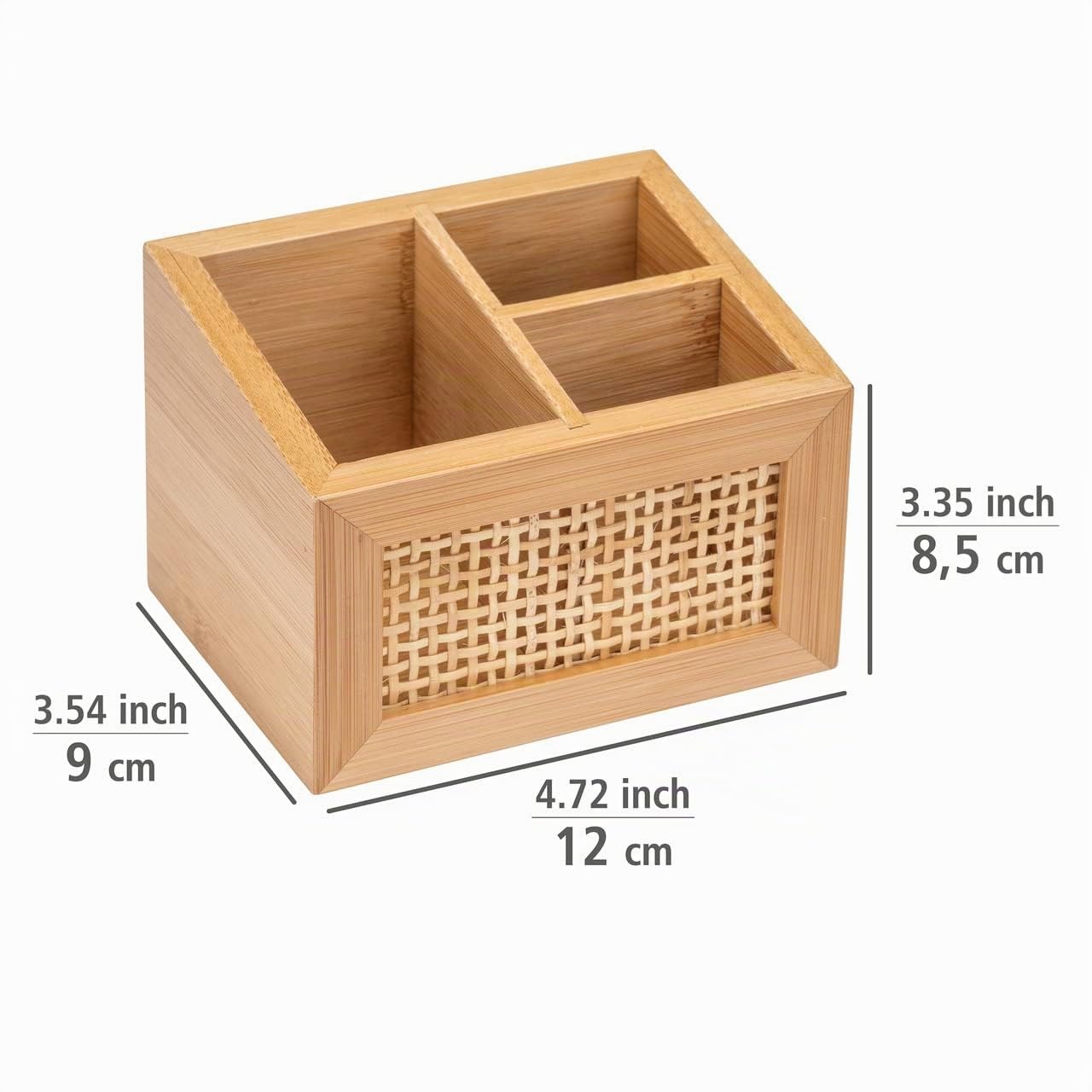 wenko-badbox-allegre-aus-bambus-und-rattan-3-f-cher-12-x-8-5-x-9-cm-natur image 4