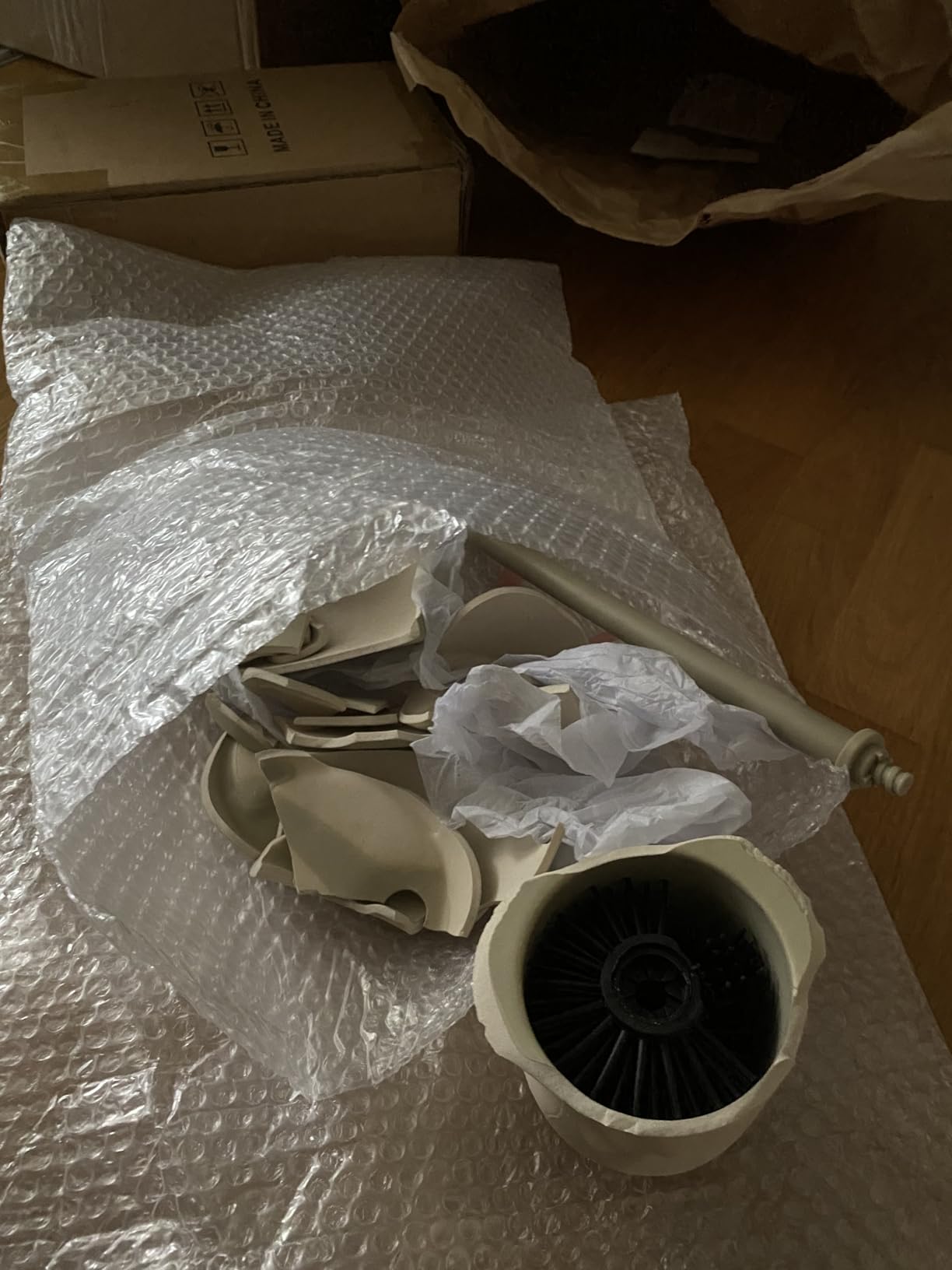 Schön, Bürste gewöhnungsbedürftig