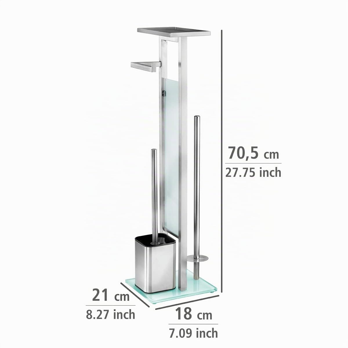 wenko-stand-wc-garnitur-debar-edelstahl-matt-mit-ablage-21-x-70-5-x-18-cm image 5