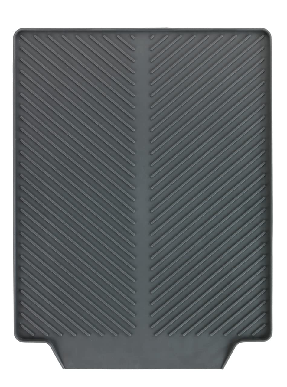 wenko-linea-abtropfmatte-f-r-geschirr-40-x-30-cm-grau image 1