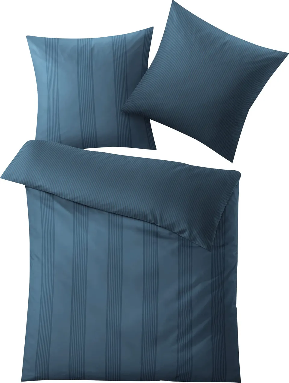 kleine-wolke-mako-satin-bettw-sche-lina-dunkelblau-155-x-220-cm-80-x-80-cm image 1