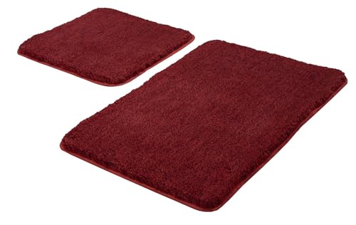 kleine-wolke-badteppich-set-relax-rubin-50x50-55x85-cm-2-teilig image 8