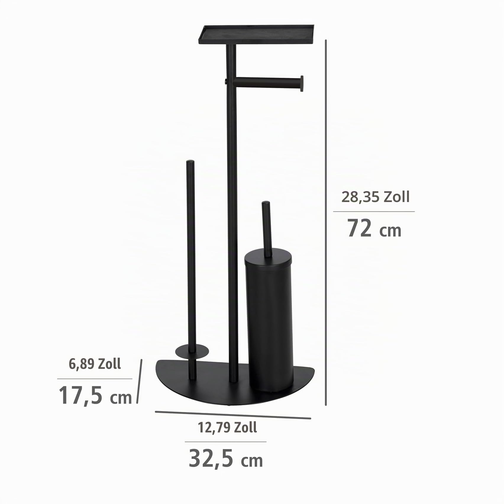 wenko-cosenza-neo-stand-wc-garnitur-4-in-1-edelstahl-schwarz-matt-32-5-x-72-x-17 image 4