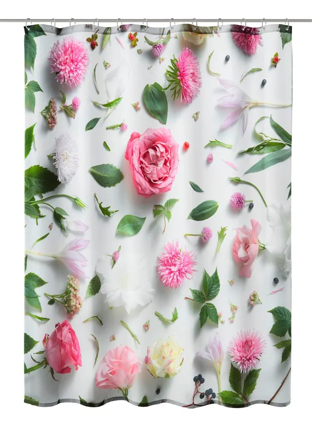kleine-wolke-rosalie-textil-duschvorhang-120-x-200-cm-multicolor-blumen image 1