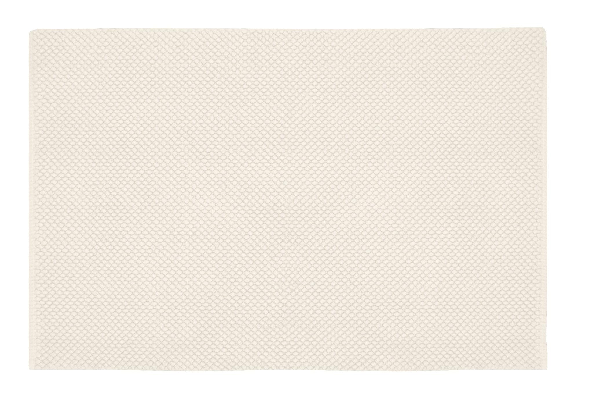 kleine-wolke-badteppich-punto-wei-60-x-90-cm image 1