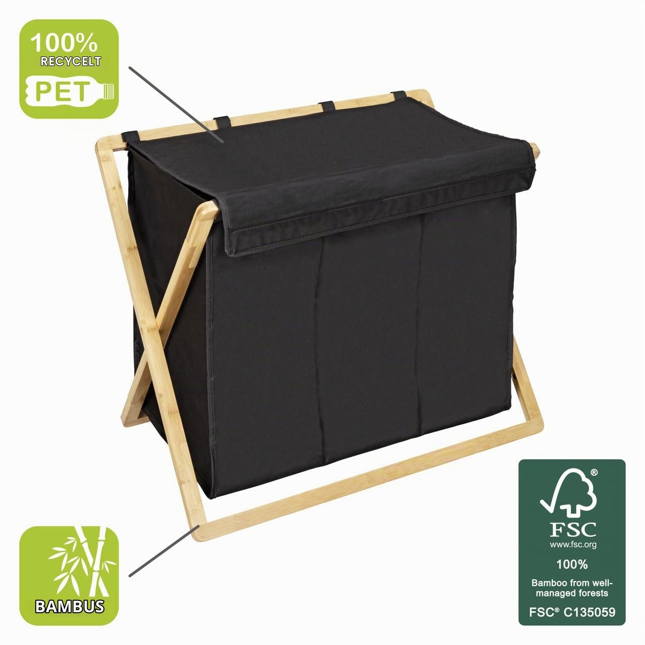wenko-ecori-trio-w-schesammler-3x31-liter-bambus-natur-schwarz image 4