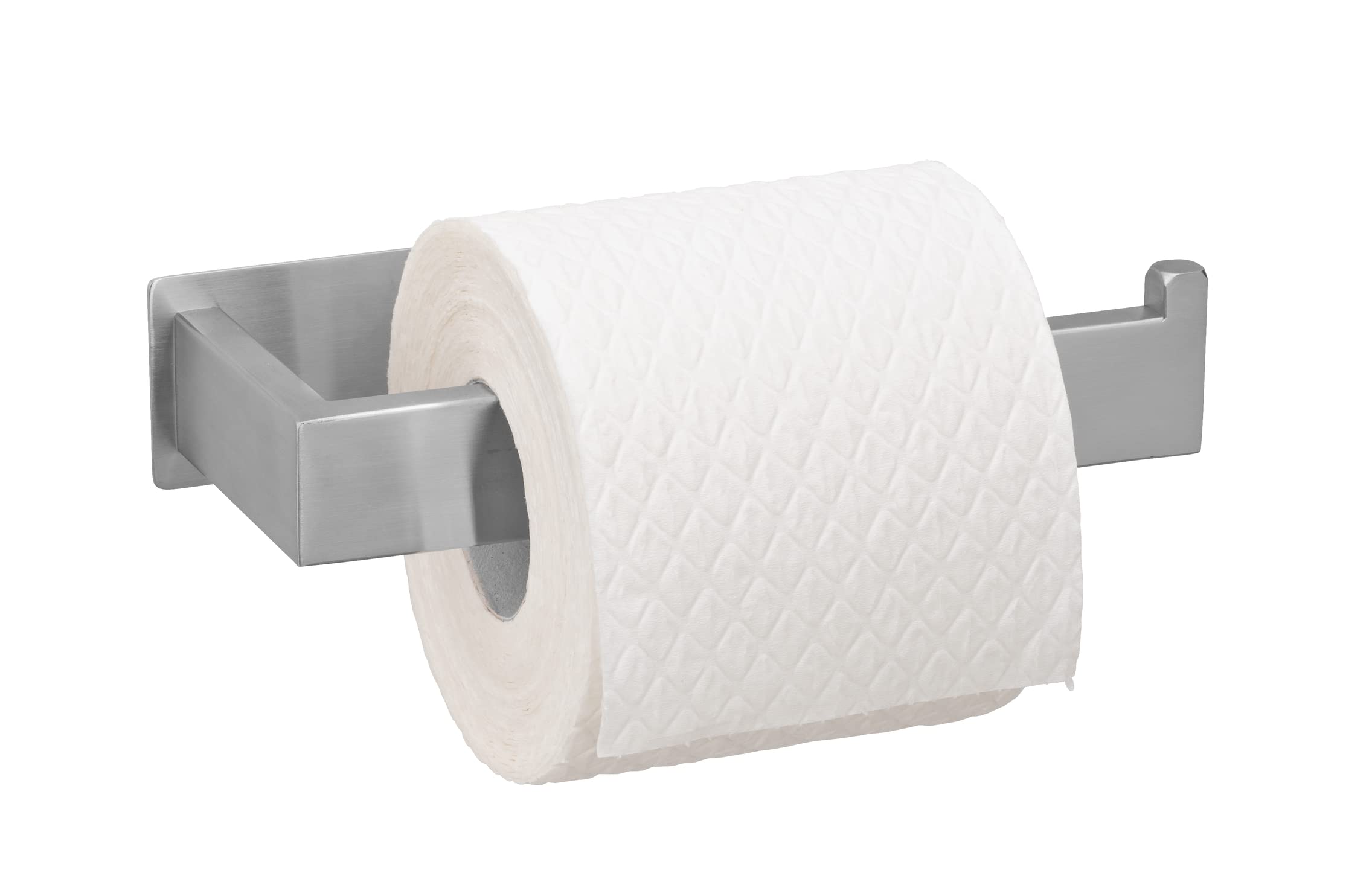 wenko-turbo-loc-genova-matt-toilettenpapierhalter-edelstahl-ohne-bohren-15-3-x-4 image 1