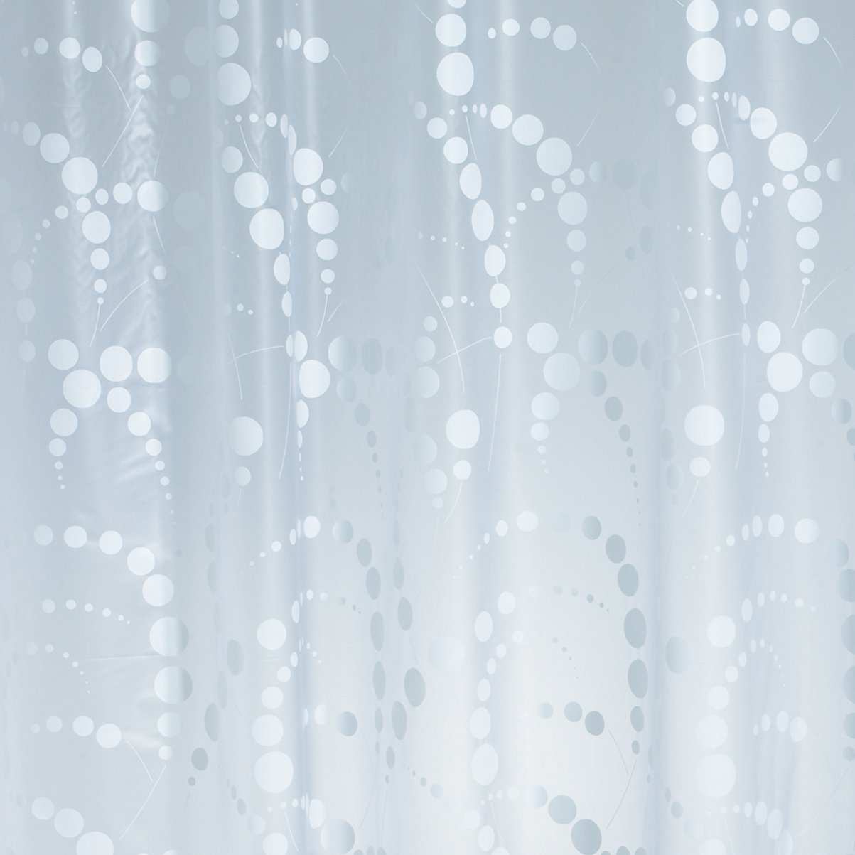 ridder-duschvorhang-folie-180x200-cm-dots-silber-inkl-ringe image 8