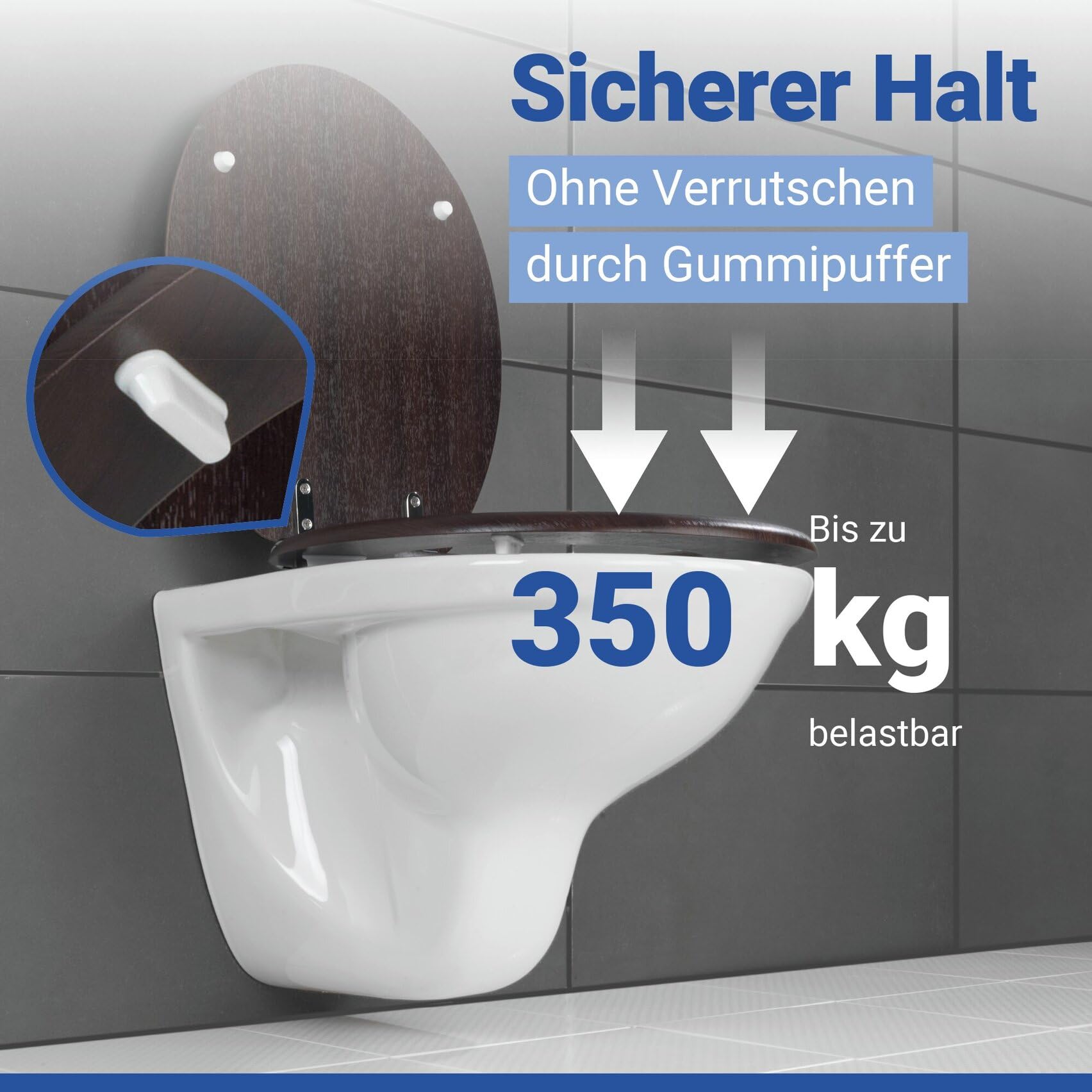 wenko-wc-sitz-wenge-mit-absenkautomatik-mdf-toilettensitz-35-5-x-42-5-cm-dunkelb image 2