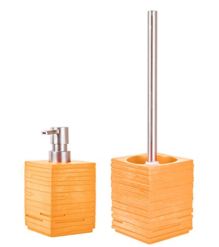 sanilo-badezimmer-set-calero-orange-seifenspender-und-wc-b-rste image 8