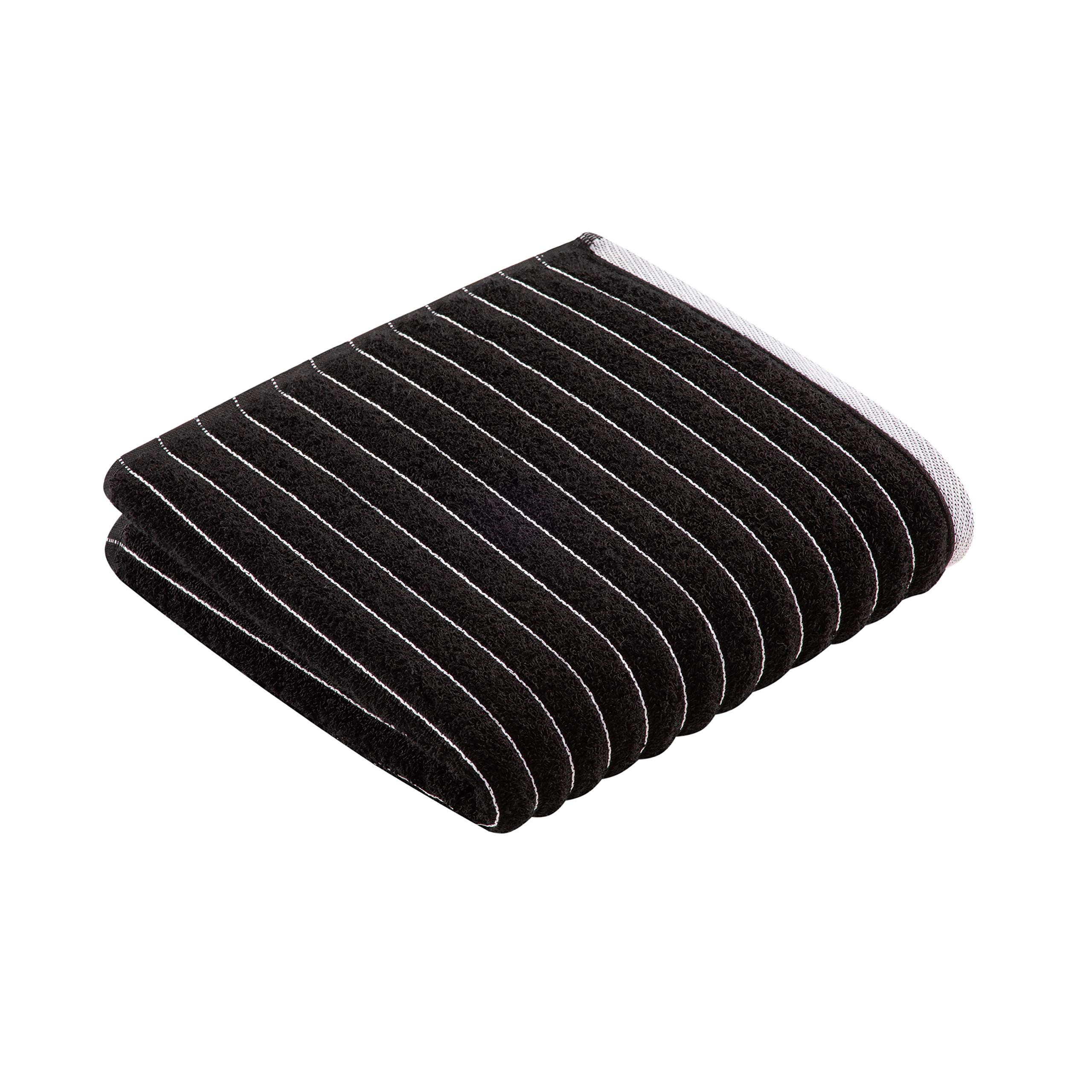 vossen-handtuch-hardy-black-50-x-100-cm image 1