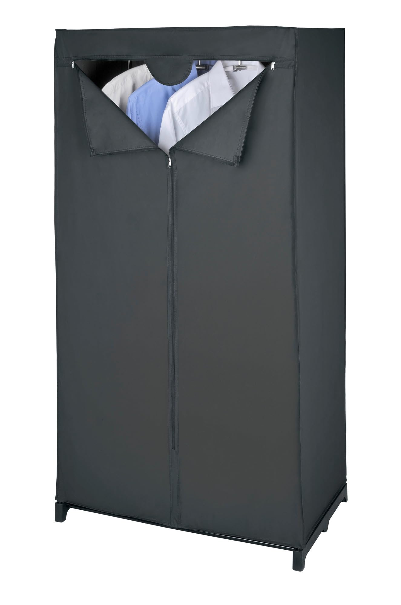 wenko-deep-black-kleiderschrank-75-x-150-x-50-cm-schwarz image 2