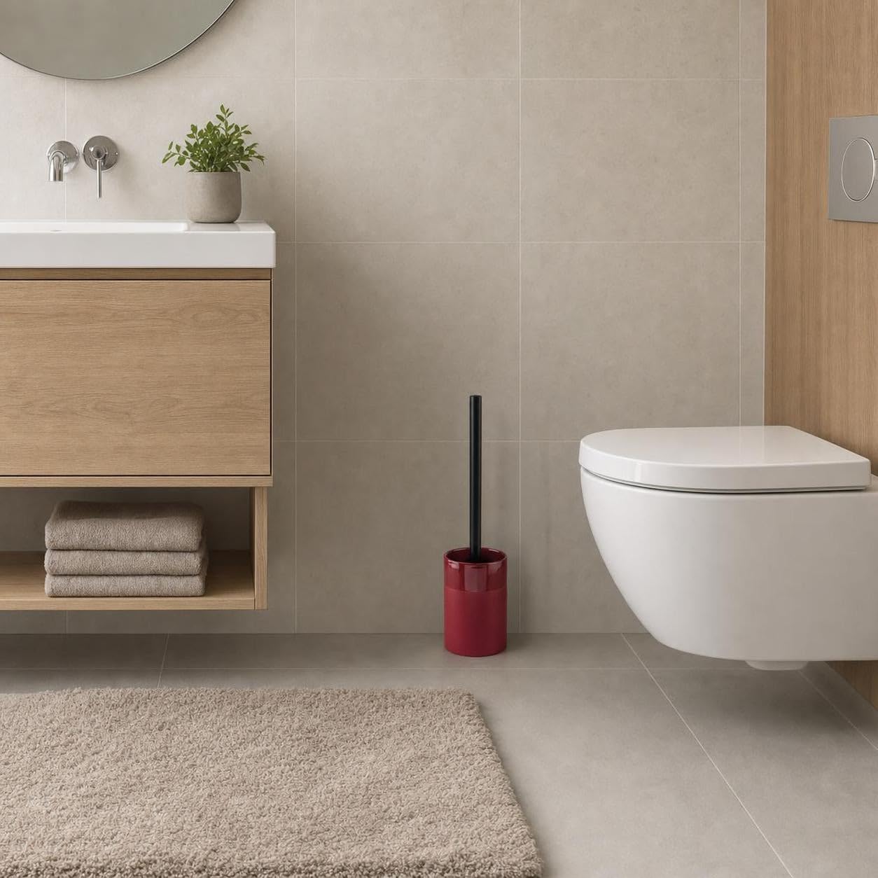 kleine-wolke-deep-wc-b-rsten-halter-granat-steinzeug image 4