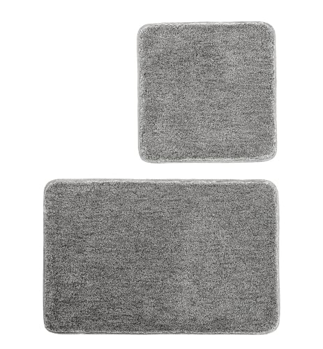 kleine-wolke-badteppich-set-relax-anthrazit-2-teilig-50x50-cm-55x85-cm image 6