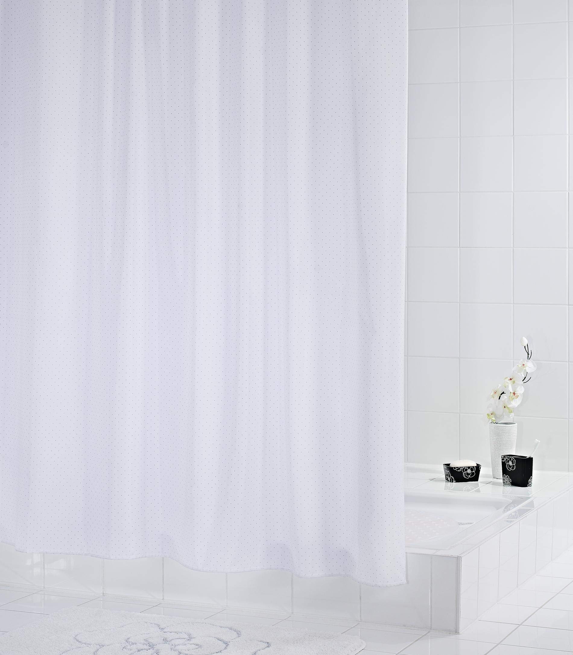 ridder-textil-duschvorhang-diamond-wei-180-x-200-cm image 2