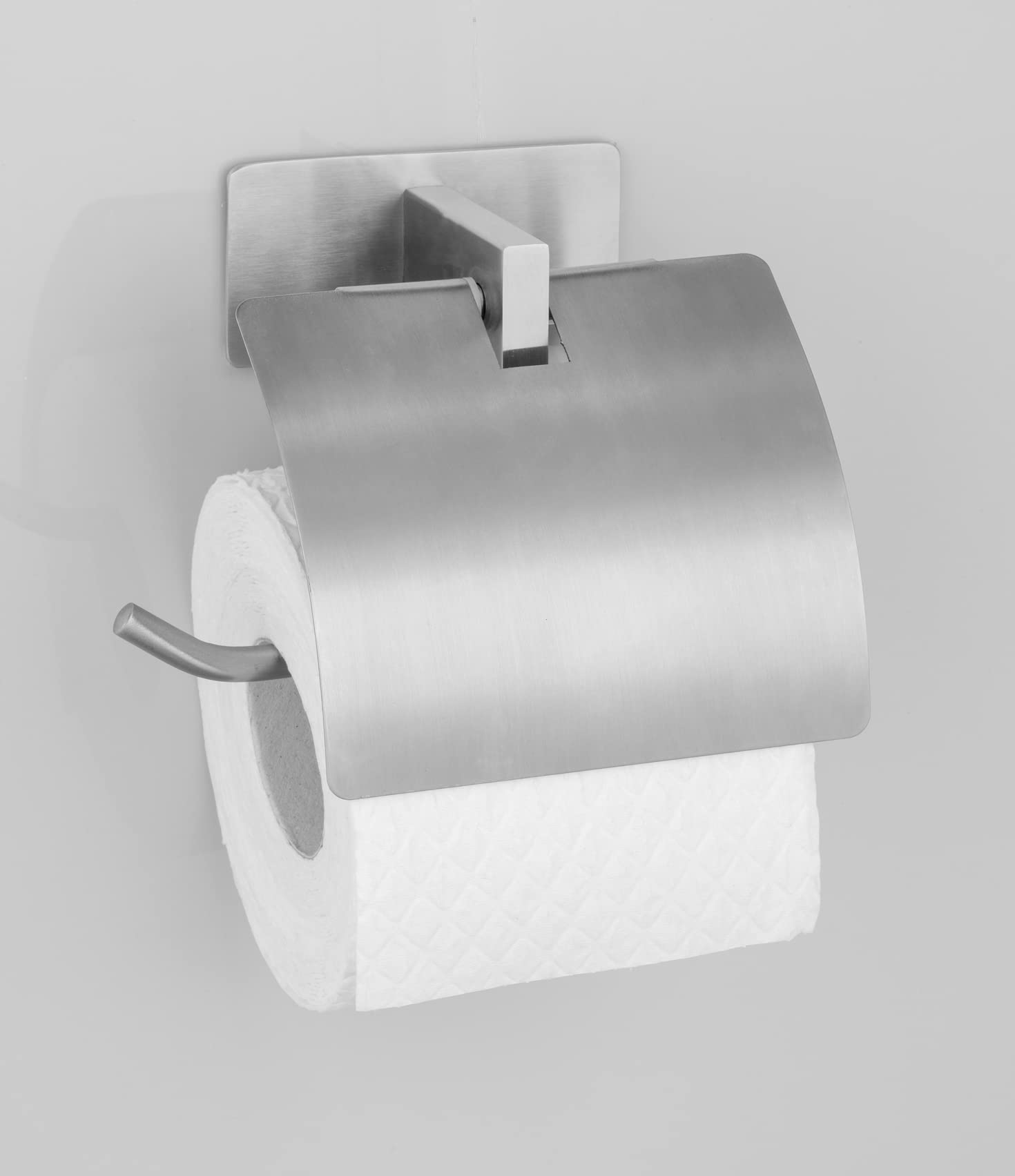 wenko-turbo-loc-genova-matt-toilettenpapierhalter-mit-deckel-edelstahl image 6