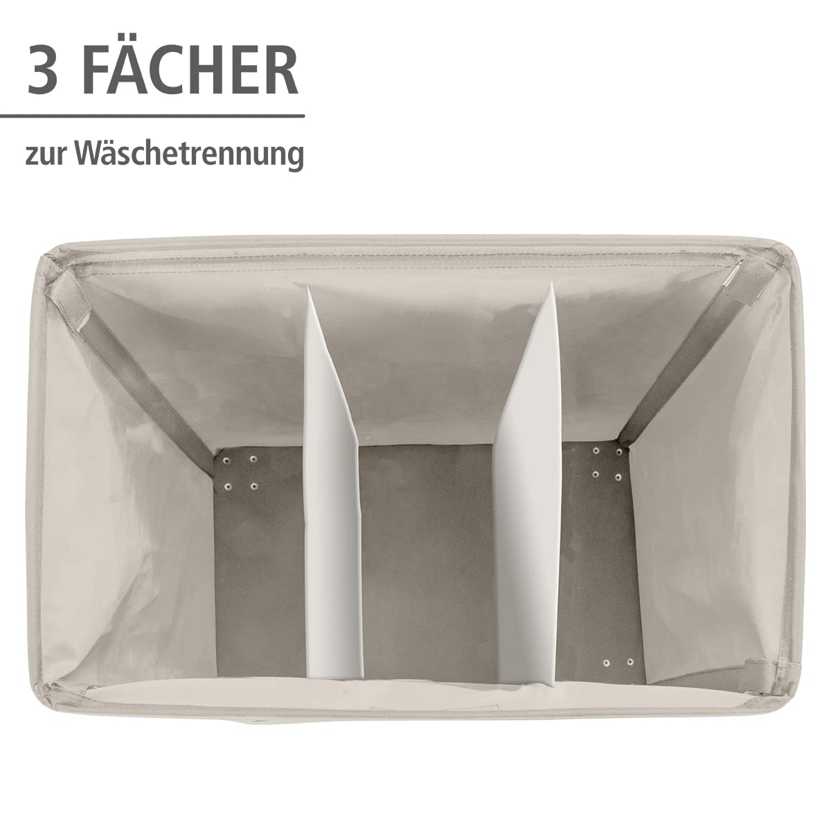 wenko-w-schesammler-trivo-beige-w-schekorb-mit-deckel-rollen-und-3-f-chern-116-l image 4