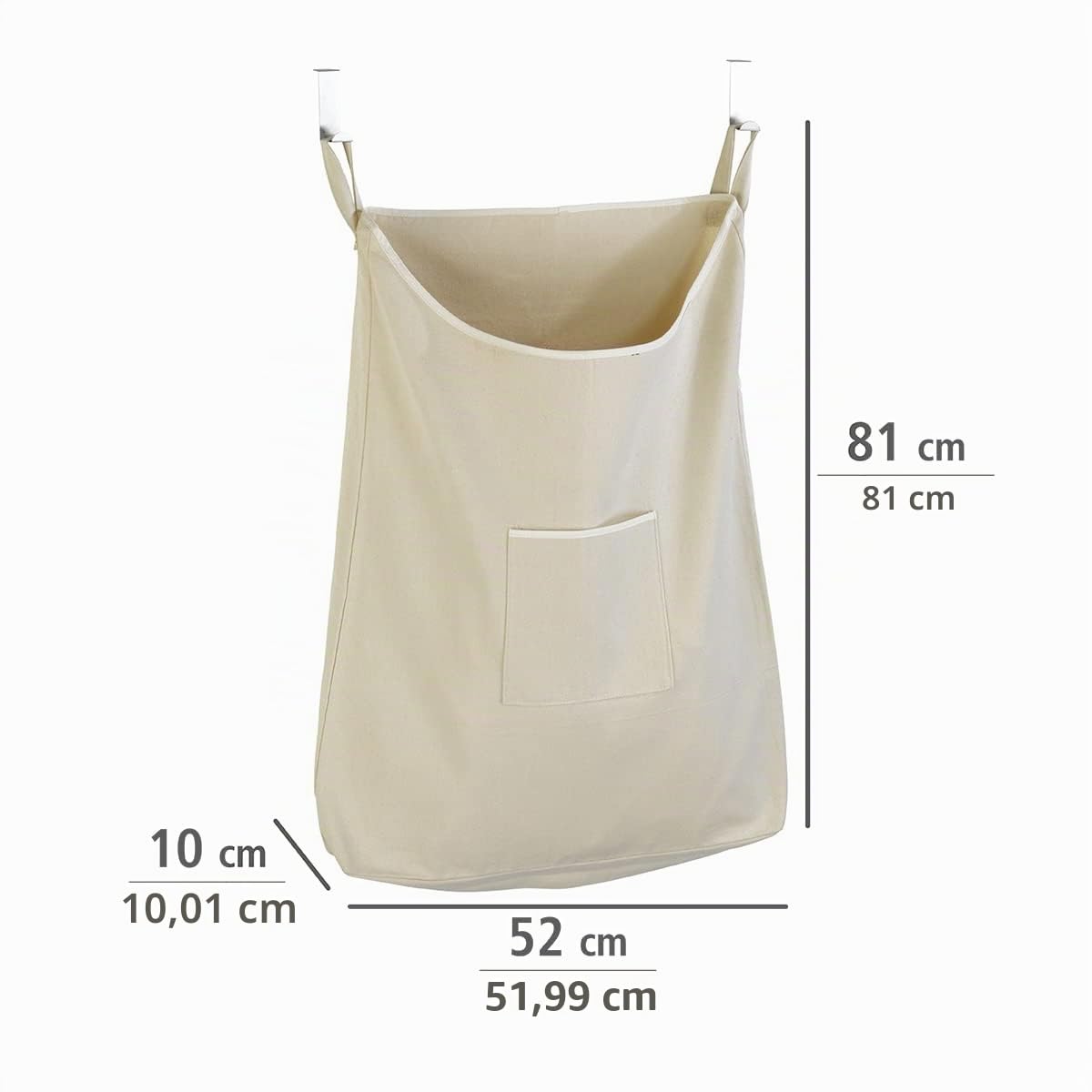 wenko-ber-t-r-w-schesammler-canguro-beige-w-schesack-baumwolle-65-l-52-x-81-x-10 image 4