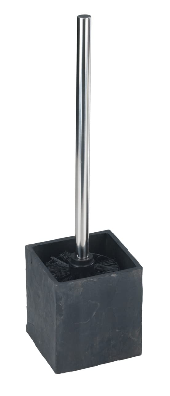 wenko-wc-garnitur-slate-rock-polyresin-anthrazit-10-2x38x10-2-cm image 1