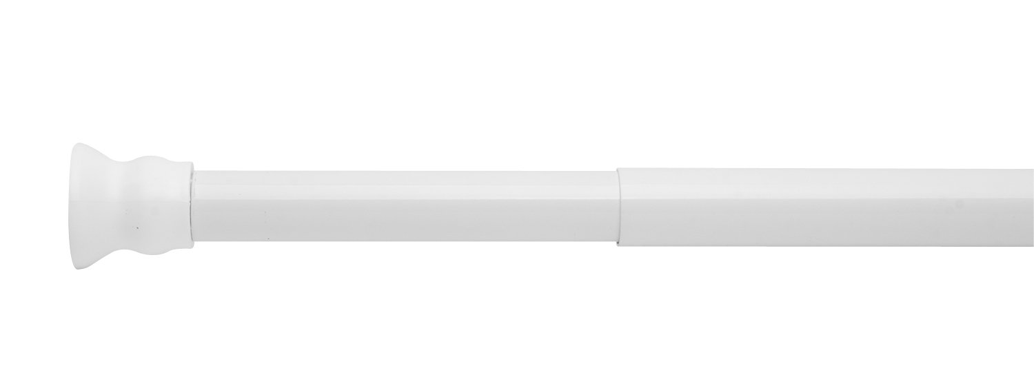 ridder-duschvorhangstange-110-185-cm-25-mm-aluminium-wei image 1